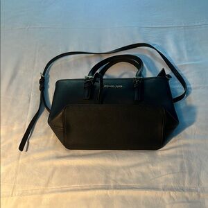 Women’s Michael Kors Black Leather Handbag